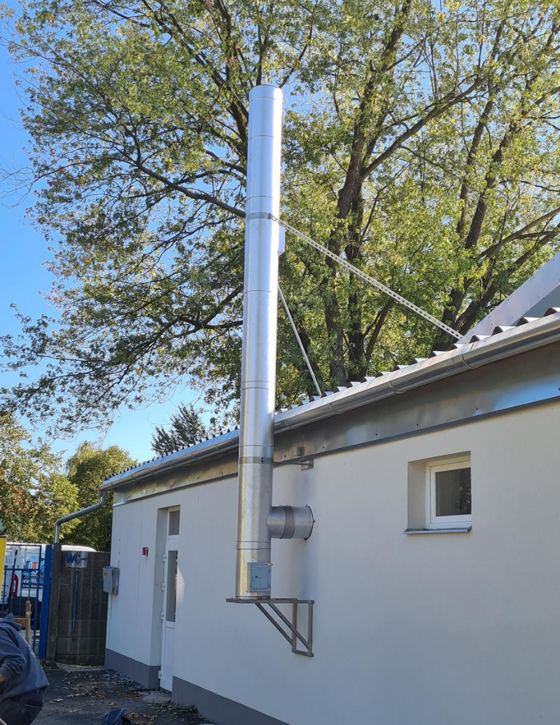 Fém szerelt DW kéményrendszerek